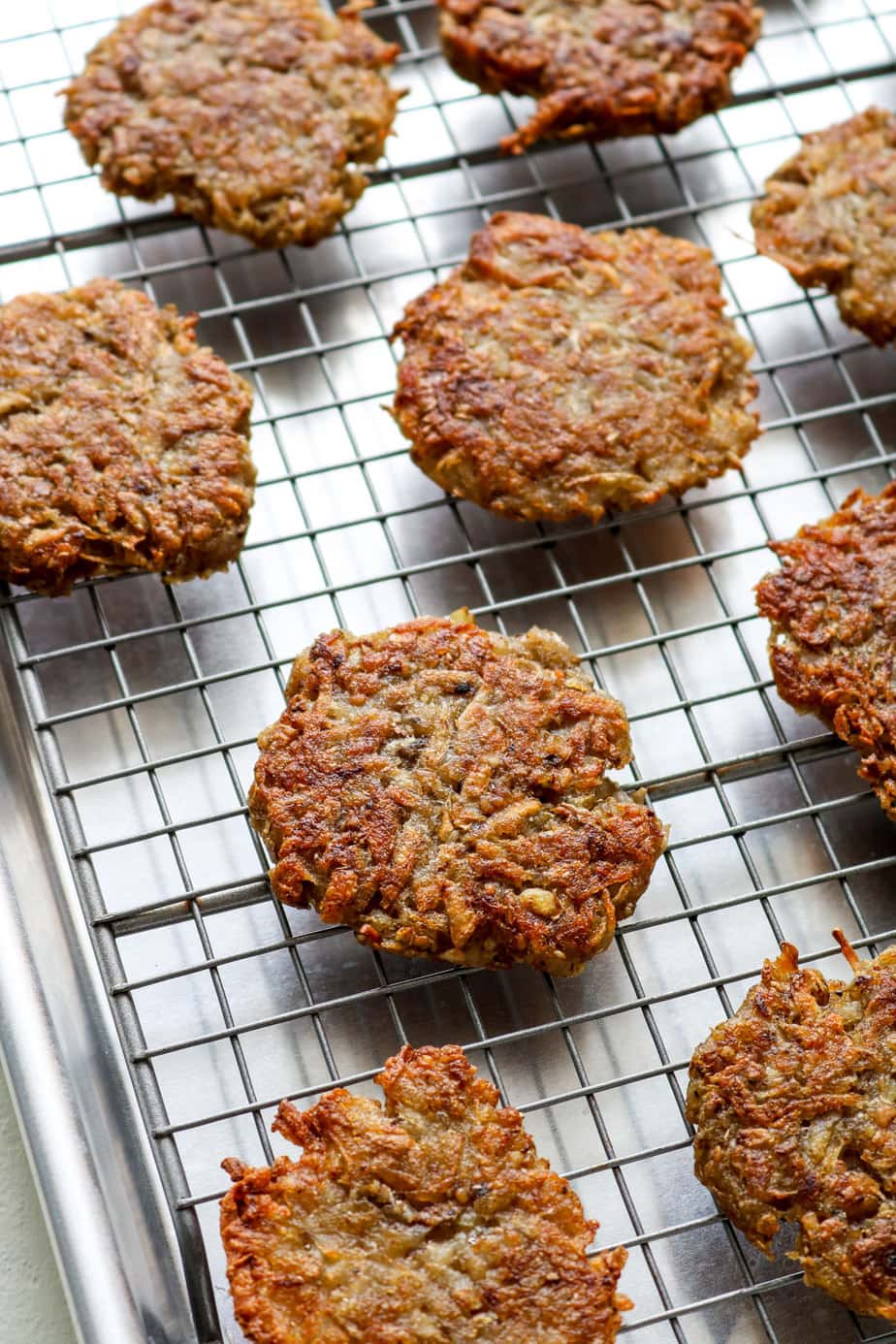 vegan potato latkes