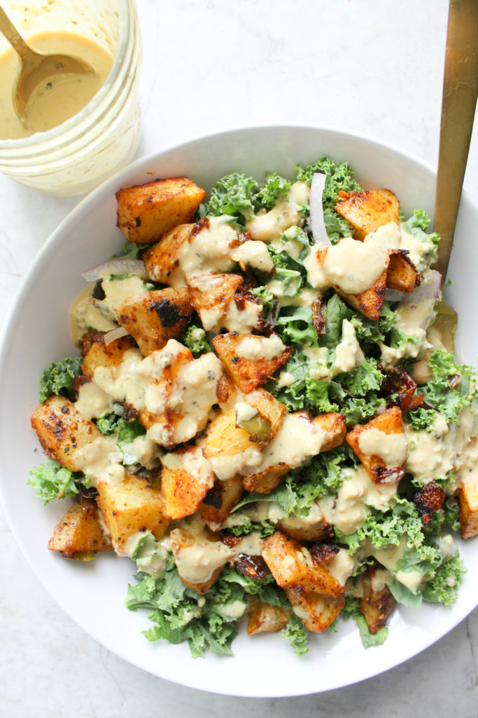 Spicy Potato Kale Bowls from This Savory Vegan
